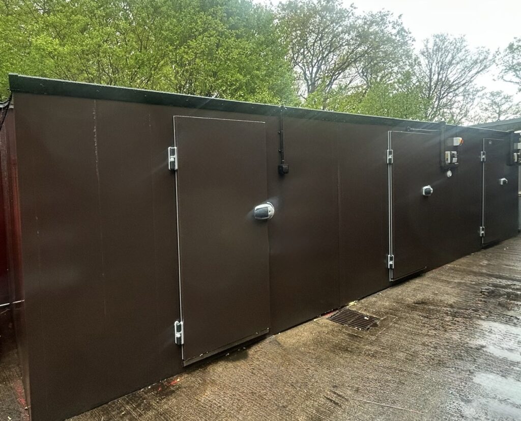 External Cold Room Project in Loch Lomond designed, supplied and installed by Ardo Group